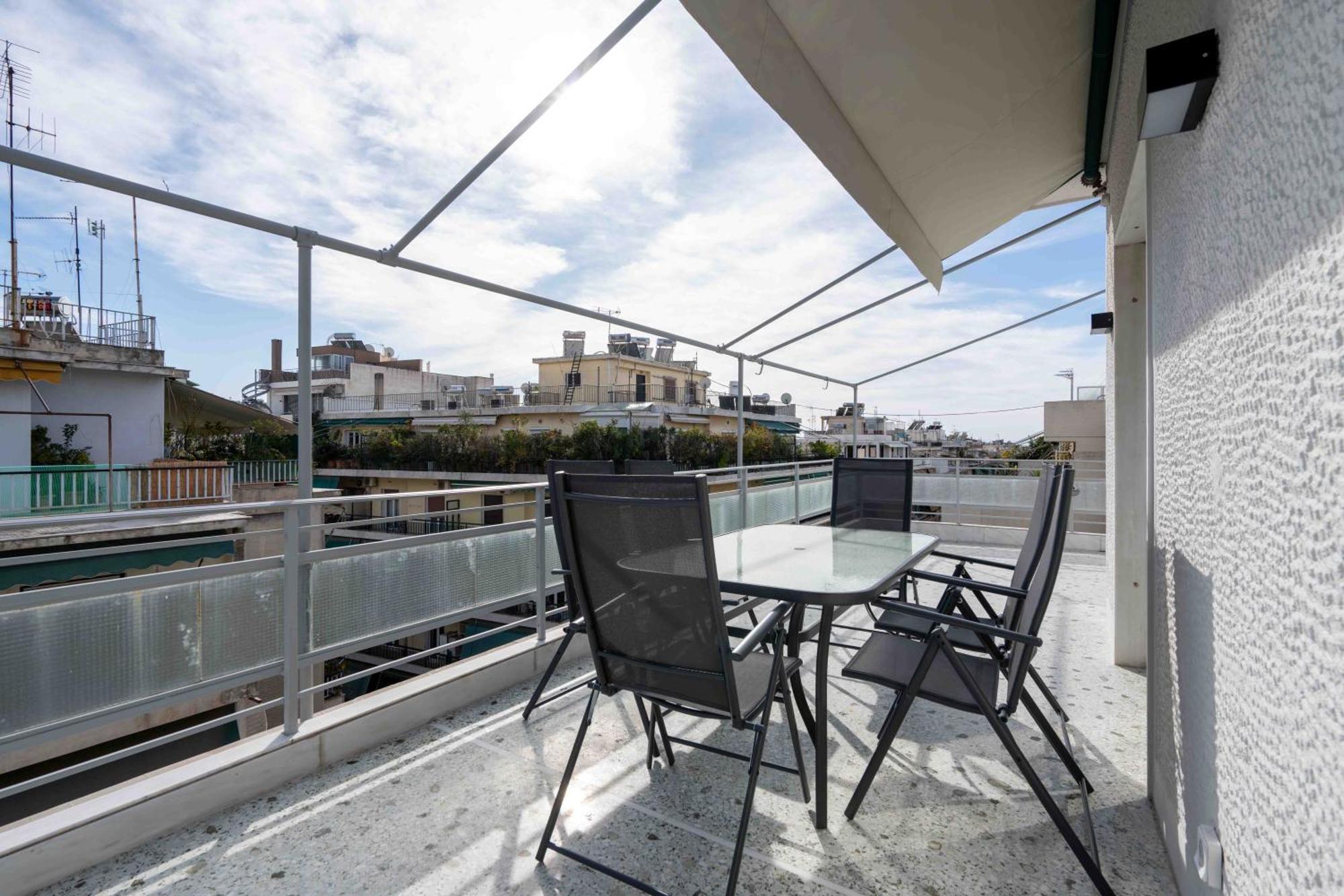 Apartamento Corner Penthouse In Acropolis Atenas Exterior foto